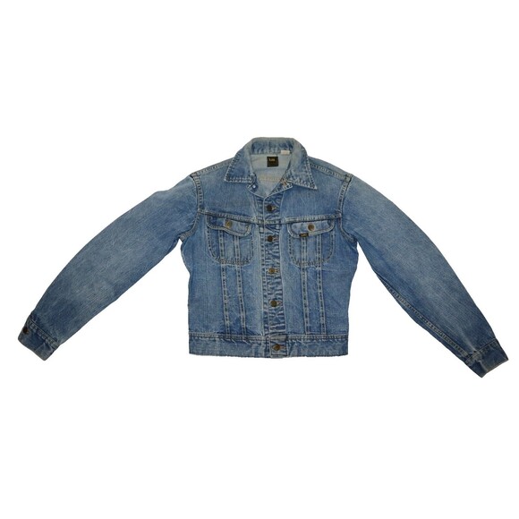 Lee Other - Vtg Womens Lee Rider Sanforized Union Made USA Denim Trucker Jacket 153438 Short